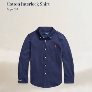 Polo Ralph Lauren Boys Cotton Interlock Shirt, Size 4/4t